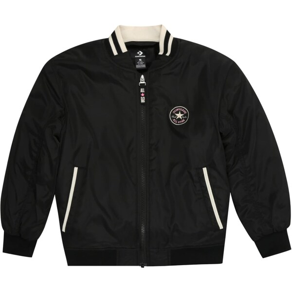 CONVERSE Prechodná bunda čierna / biela 64957484