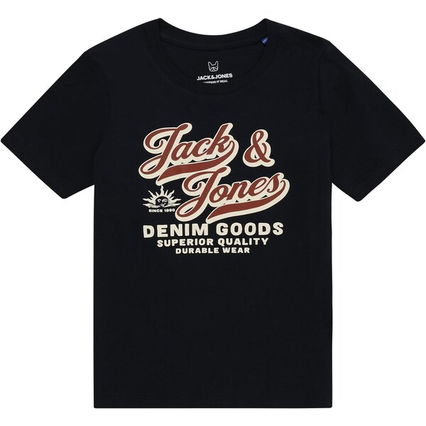 Jack & Jones Junior Tričko béžová / tmavomodrá / vínovo červená 64996781