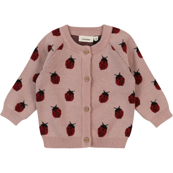 NAME IT Kardigán NBFLULIO staroružová / bordová / čierna 65772910