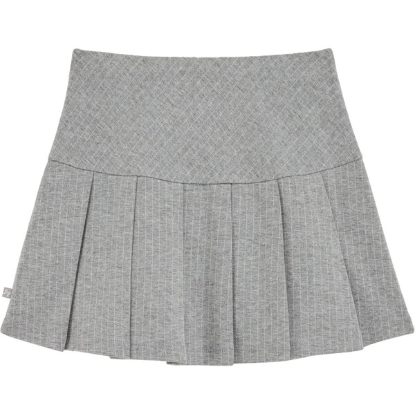 WE Fashion Sukňa sivá / striebornosivá 65812059