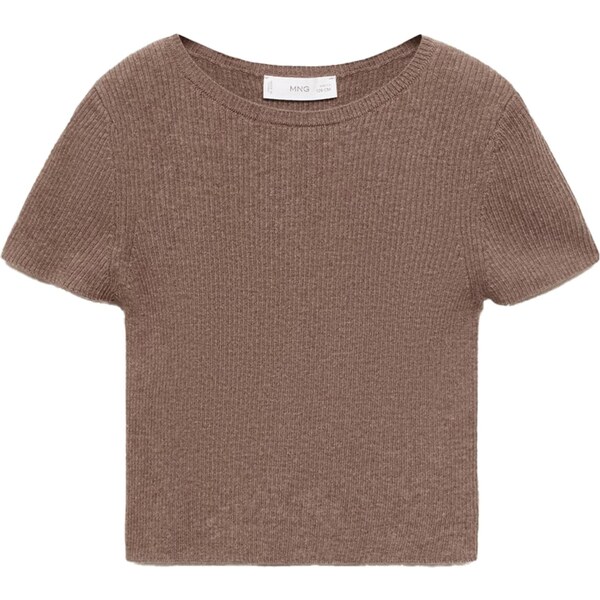 MANGO KIDS Tričko ORION hnedá 65886334