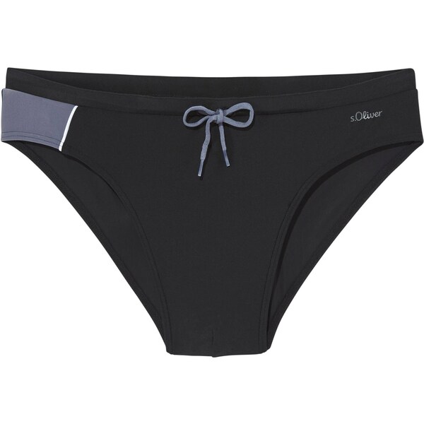 s.Oliver Plavecké šortky sivá / čierna 65645616