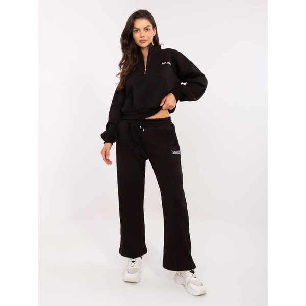 BASIC Čierna dámska oversize tepláková súprava EM-KMPL-708.16-black 29385996
