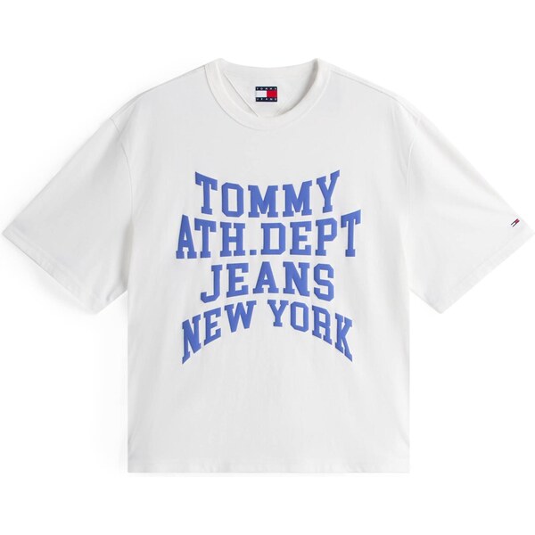 Tommy Jeans Tričko 90S VARSITY nebielená / modrá 64875461