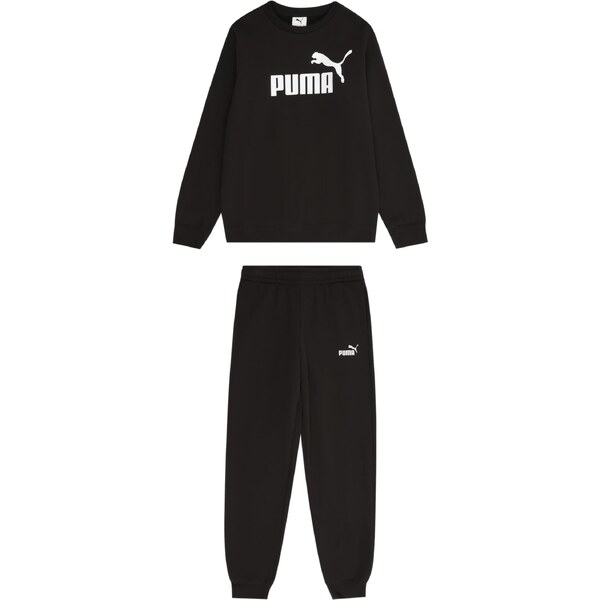 PUMA Joggingová súprava ESS No.1 čierna / biela 66026258
