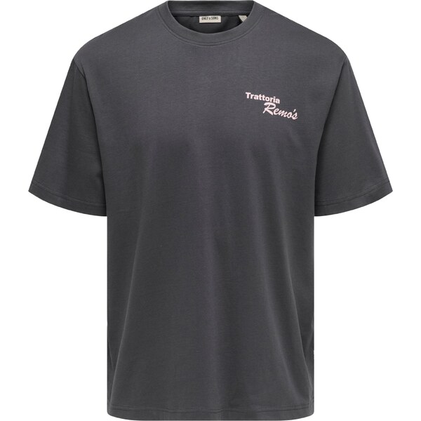 Only & Sons Tričko ONSNATHAN sivá / púdrová 64875585