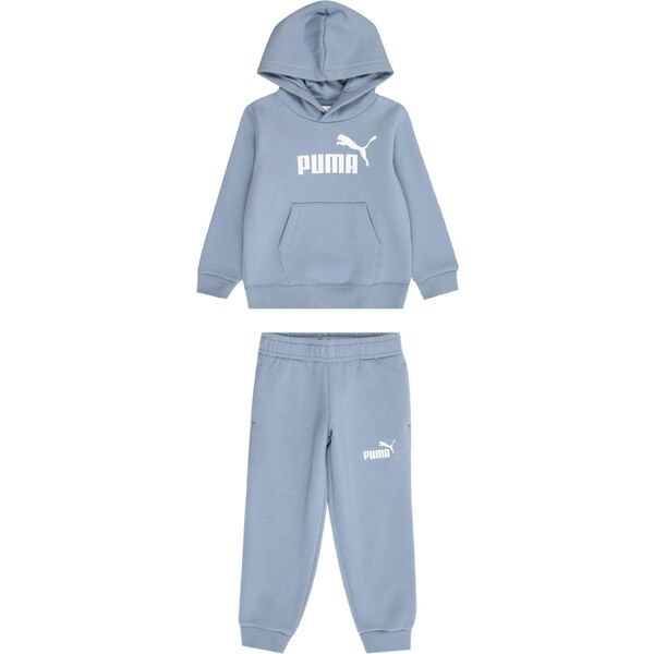 PUMA Joggingová súprava Essentials No.1 modrosivá / biela 65658974