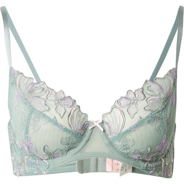 Hunkemöller Podprsenka Lauren pastelovo zelená 65886529