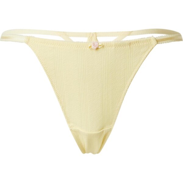 Hunkemöller Tangá svetložltá / ružová 65878083