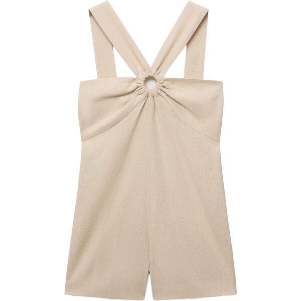 MANGO Overal SUPER béžová 65773218