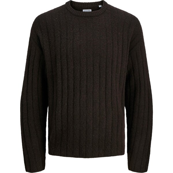 JACK & JONES Sveter JJEBRADLEY CARTER tmavohnedá 65657925