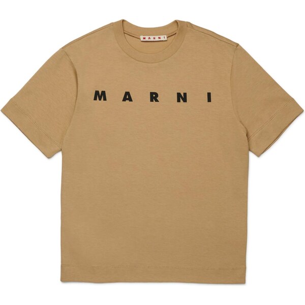 Marni Tričko tmavobéžová / čierna 66189620