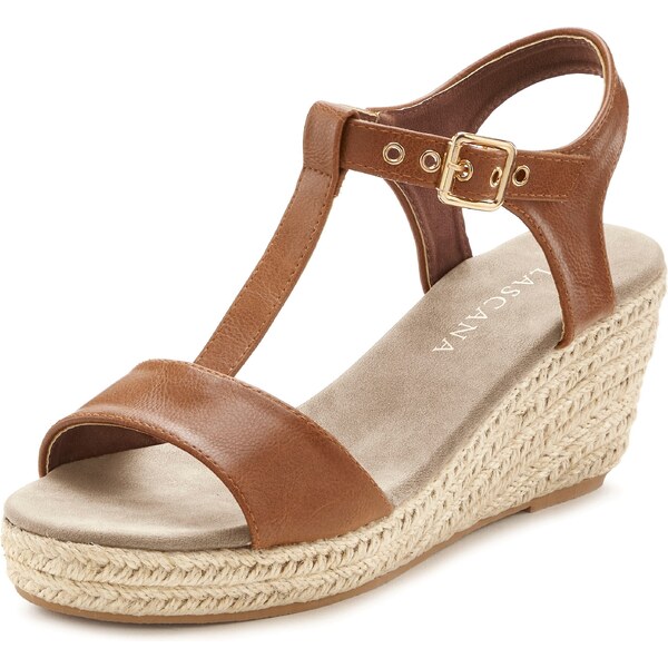 LASCANA Sandále hnedá 65651106