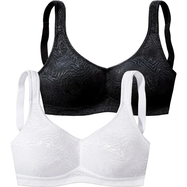 PETITE FLEUR Podprsenka čierna / biela 65649306