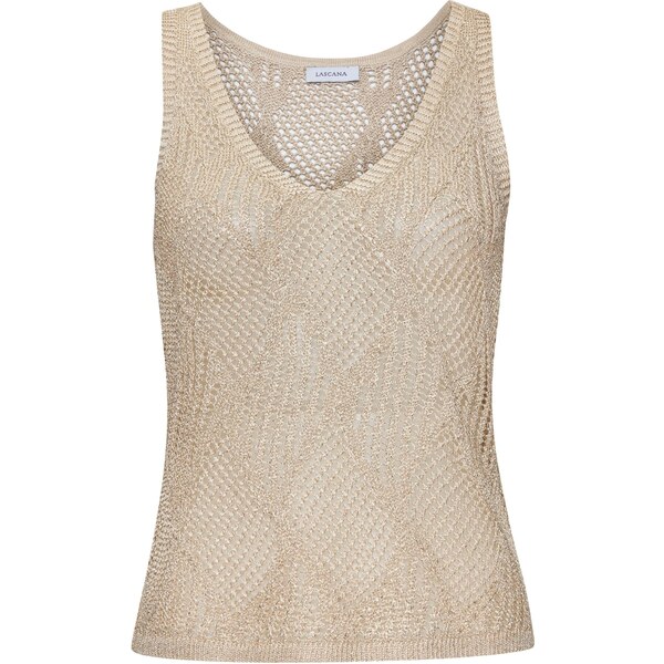 LASCANA Vyšívaný top béžová 65651119
