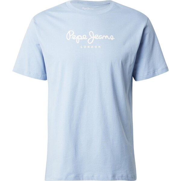 Pepe Jeans Tričko Eggo svetlomodrá / biela 65048594