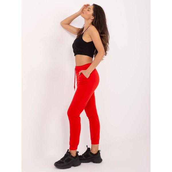 BASIC Červené tepláky Shaila TO-DR-1601003.24-red 26882387