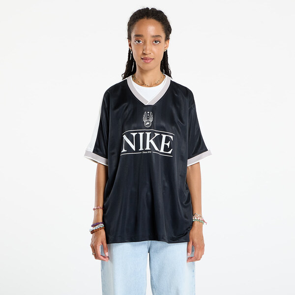 Dres Nike Sportswear Womens V-Neck Jersey Top Black/ Sail/ College 64887288