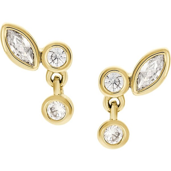 Fossil Nežné pozlátené náušnice z mosadze Ellis JA7290710 66580330