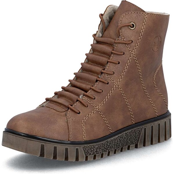 Dámska členková obuv RIEKER Y3420-24 hnedá W5 64887073