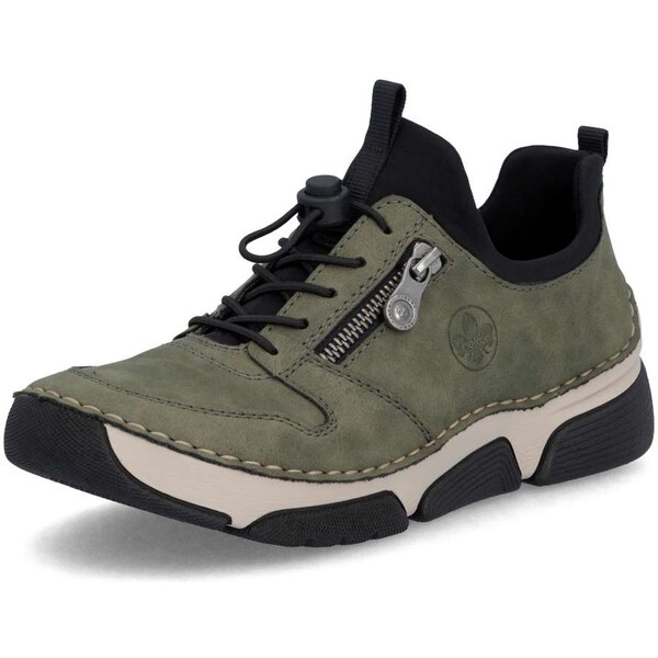 Dámske tenisky RIEKER 45951-52 zelená W5 64887086