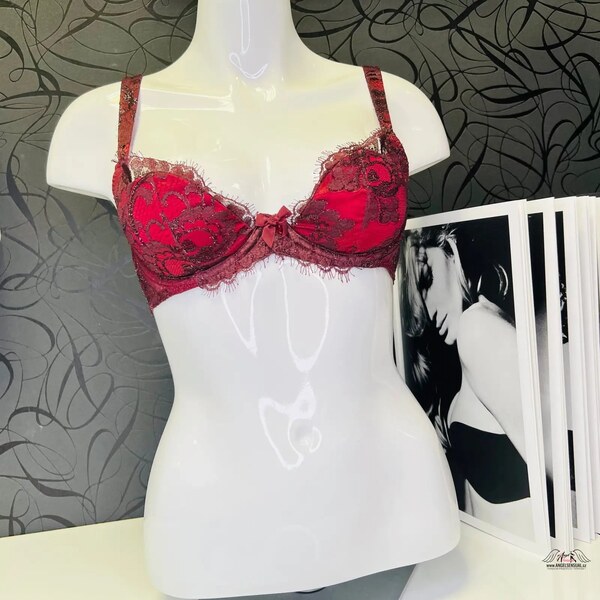 Agent Provocateur Mei Soiree Bra Dark Red 65202459