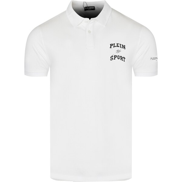 PLEIN SPORT Refined White polo tričko 64888866