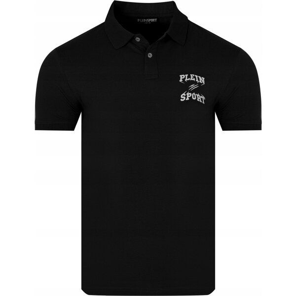 PLEIN SPORT Refined Black polo tričko 64888867