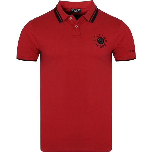 PLEIN SPORT Iconic Roar Red polo tričko 64888871