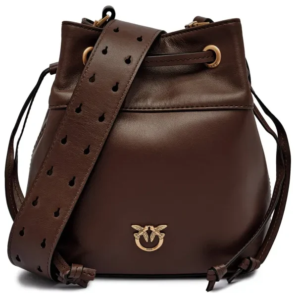 Pinko Kožený vak na chrbát SECCHIELLO MINI 64835187