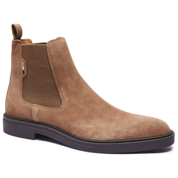 BOSS BLACK Jazdecké topánky Calev_Cheb_sdfb | semiš 64835201