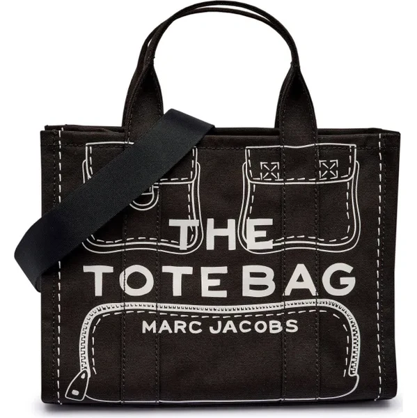 Marc Jacobs Shopper kabelka Trompe LOeil Cargo Canvas Medium Tote 64835194