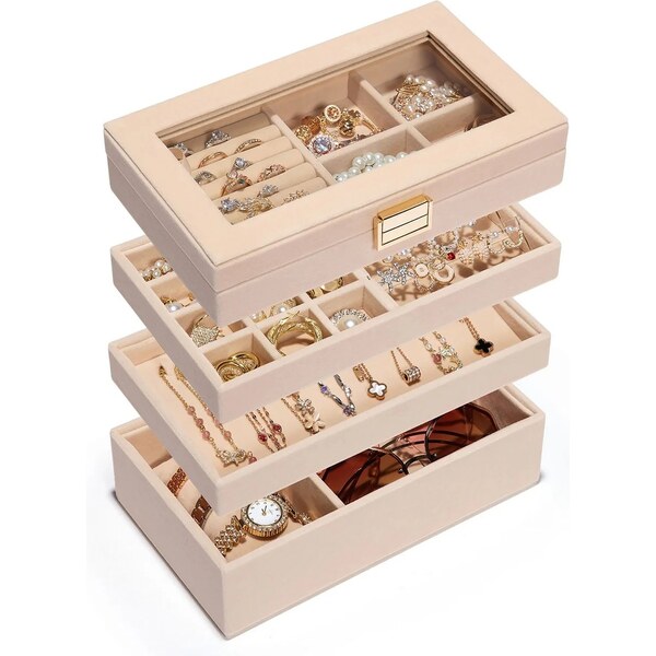 Troli Béžový organizér na šperky 66578666