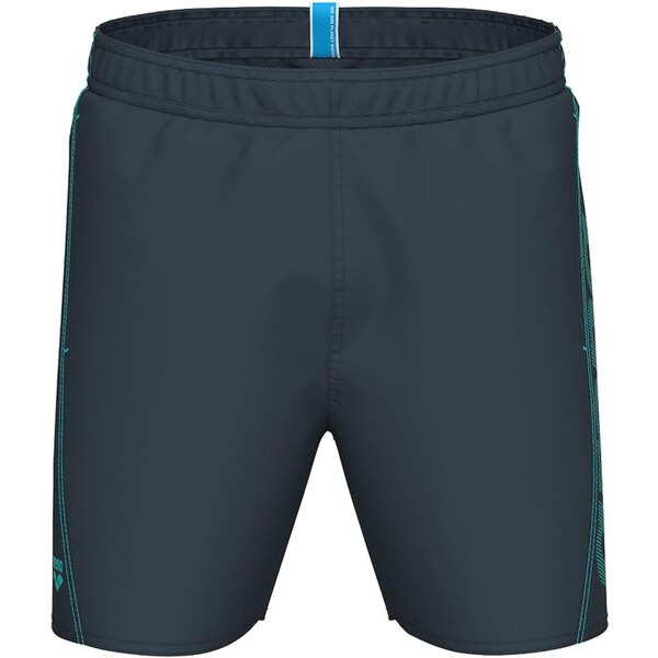 ARENA Surferské šortky Fundamentals Logo Boxer tmavosivá / nefritová 65043852