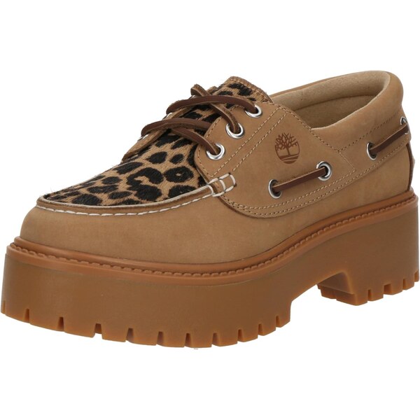 TIMBERLAND Šnurovacie topánky STONE STREET béžová / kapučíno / čierna 64907884