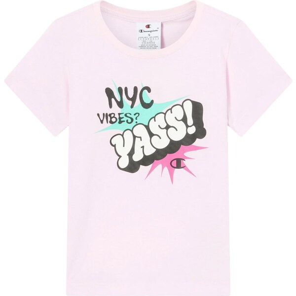 Champion Authentic Athletic Apparel Tričko vodová / pastelovo ružová / 65067963