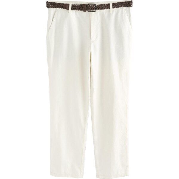 Next Chino nohavice nebielená / tmavohnedá 65652996