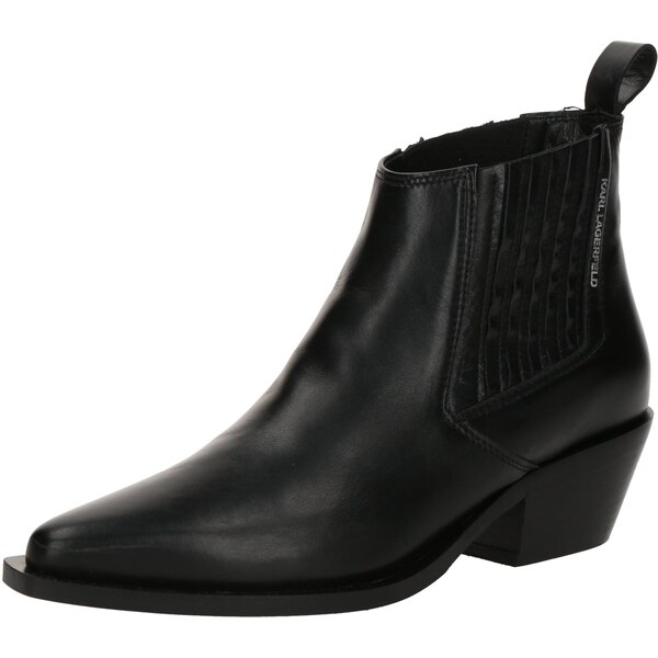 Karl Lagerfeld Členkové čižmy čierna 65886606