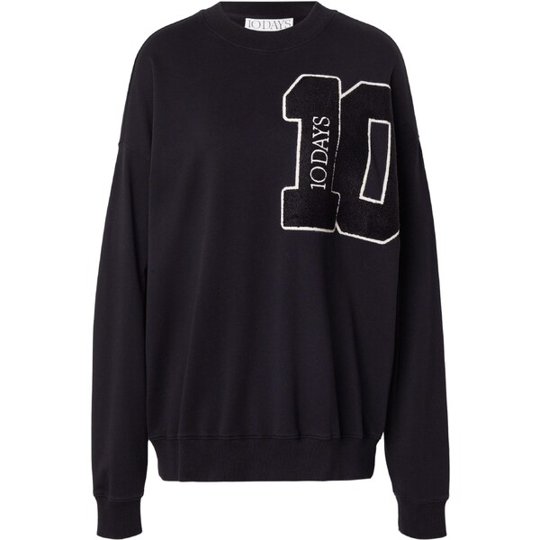 10Days Mikina čierna / biela 65886649