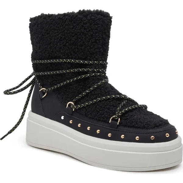 TWINSET Snehule | koža | shearling | s prímesou vlny 46575739