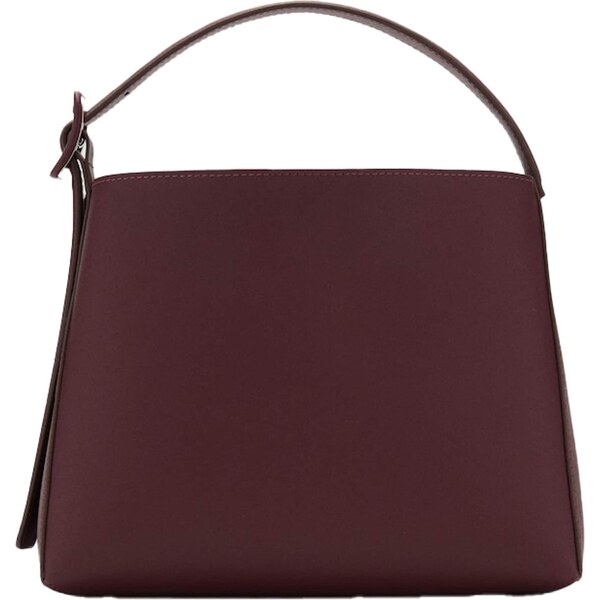 MANGO Kabelka na rameno WINNIE bordová 66037418