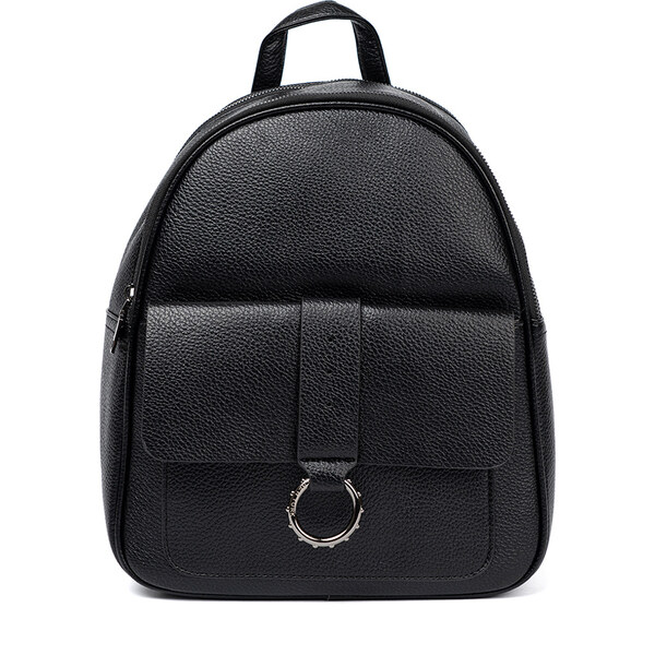 Shelvt Black womens eco leather backpack 64900870