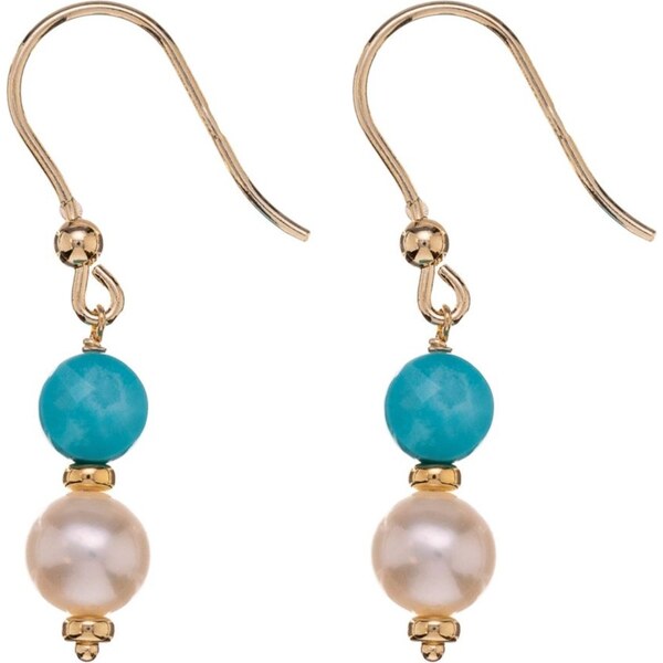 Alisia Visiace pozlátené náušnice s perleťou a tyrkysom AL5081.01.000 66588098