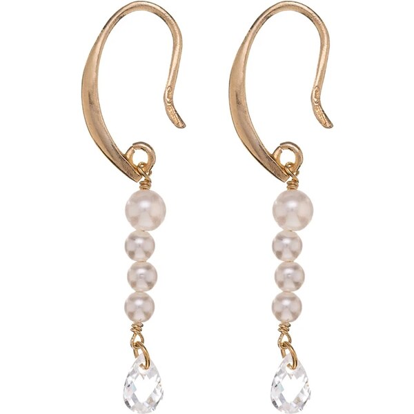 Alisia Visiace pozlátené náušnice s pravými perlami AL4925-Oro 66587360