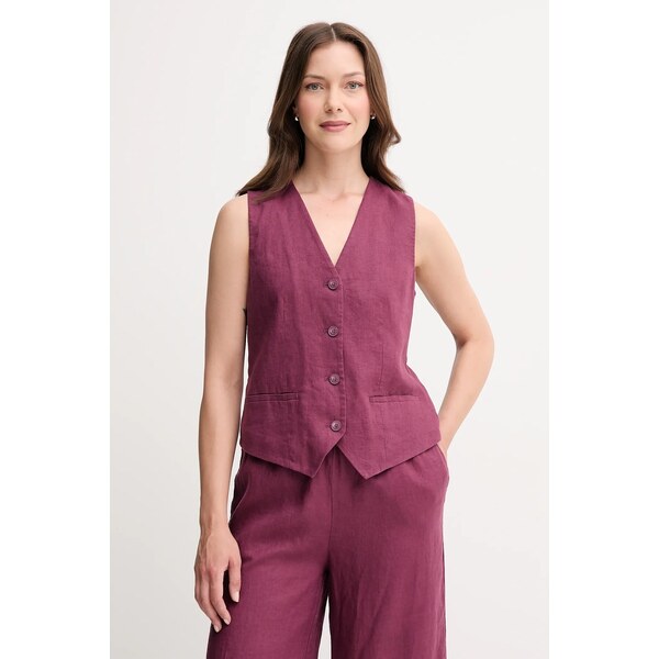 Ľanová vesta United Colors of Benetton 64908010