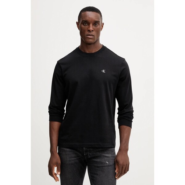 Bavlnené tričko s dlhým rukávom Calvin Klein Jeans 64900977