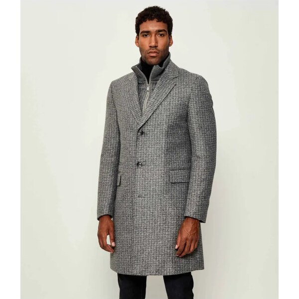 BOSS BLACK Kabát 2v1 H-Hyde-J-Bib-Pad-254 | s prímesou vlny 64905874