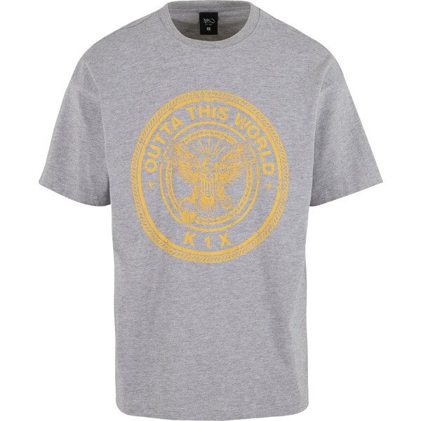 K1X Tričko Eagle zlatá žltá / sivá melírovaná 65292586