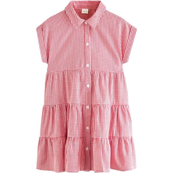 Next Šaty červená / melónová / biela 65653546