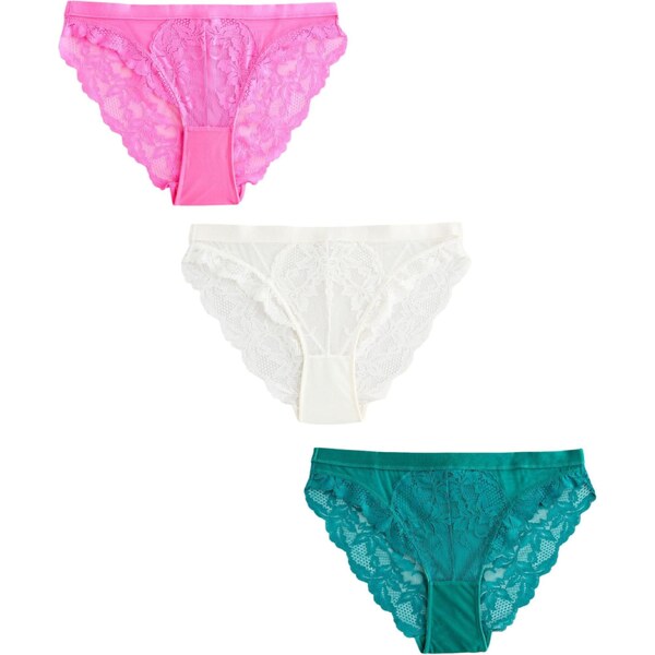 Next Nohavičky smaragdová / neónovo ružová / biela 65654937